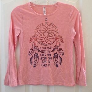FINAL MARKDOWN Girl's Beautees LS Dreamcatcher T-Shirt (XL)